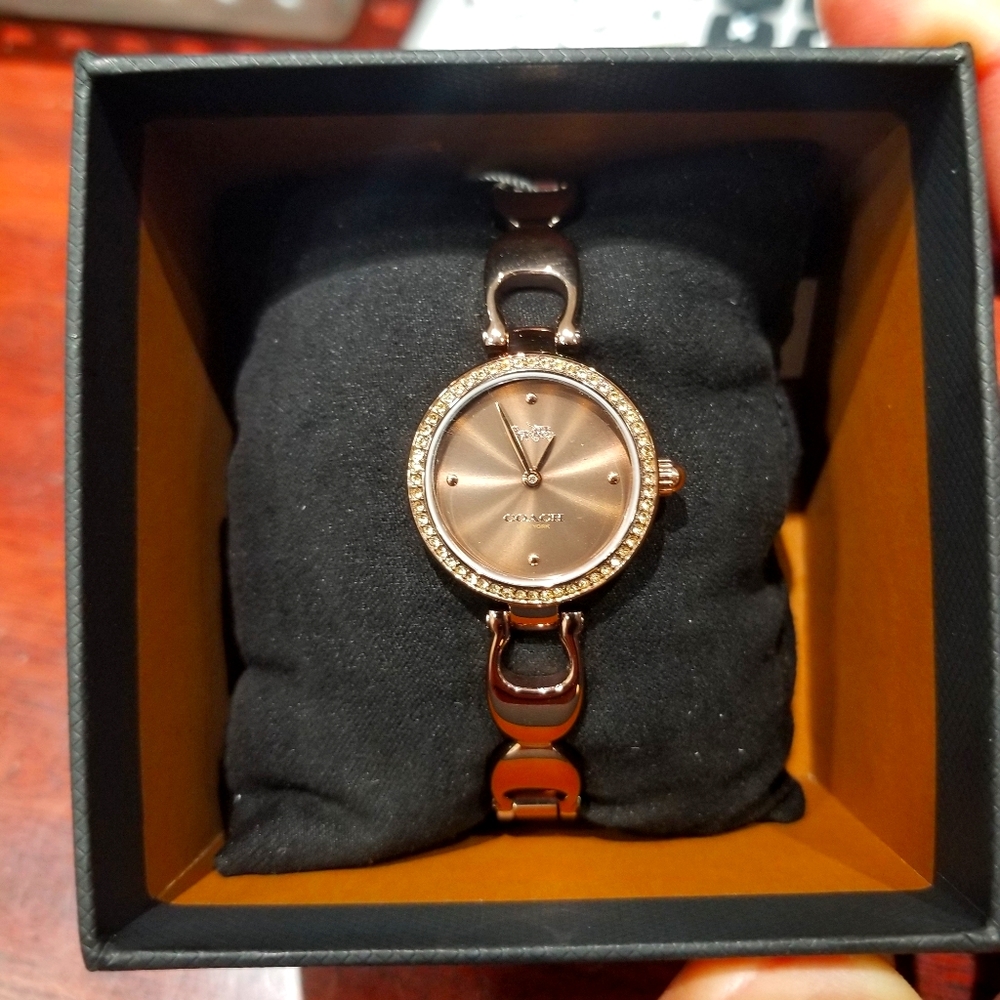 COACH Espresso Bangle Watch